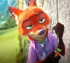 a person in a fox mask holding an umbrella