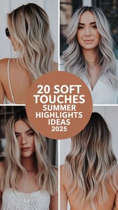 Soft Touches Summer Highlights Ideas 2025 for Brunettes & Blondes | Instagram-Ready Hair Color Trends Shoulder Length Balayage, Subtle Hair Color, Summer Highlights, Hair Color Light Brown, Cool Blonde, Balayage Brunette, Formal Hairstyles, Hair Inspiration Color, Dark Brown Hair
