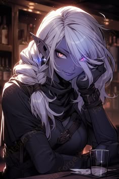 Female Warden For Honor, Dungeons And Dragons Drow, Changeling Rogue Female, Female Drow Wizard, Drow Female Warrior, Drow Girl, Dnd Female Drow, Rogue Female, Dnd Female Rogue