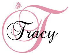 the word facy written in black ink with a pink butterfly on top of it