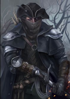 ArtStation - Hunter Fantasy Vampire Hunter, Witch Hunters, Dnd Hunter, Vampire Hunter Concept Art, Vampire Hunter Dnd Character, Vampire Hunters, Vampire Hunter Character Art, Vampire Hunter Artwork, Modern Vampire Hunter Art