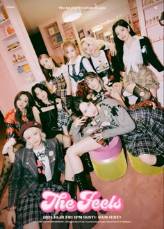 The Feels Concept Photo, Twice The Feels Concept Photo, Twice Group Photo Aesthetic, The Feels Twice Album Cover, Twice The Feels Poster, Twice Binder Cover Ot9, Twice The Feels Era, Twice Aesthetic Group Photo, Twice Board Cover
