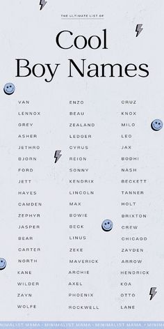 Searching for unique baby names and meanings to add to your baby names list? These are the BEST baby boy names in 2023 that are totally edgy, badass, tough - but still super wearable and cool. Uncommon Man Names, Boys Trending Names, Id Name For Boys, Aesthetic Unique Boy Names, Rough Guy Names, Random Boys Names, Cute Name For Boys, Guy Middle Names, Name Ideas For Men