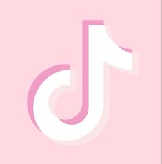 a pink and white logo with the letter j on it