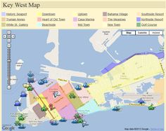 the key west map is shown in this screenshot