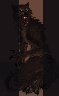 an animal that is sitting down with its mouth open