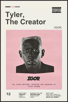 tyler, the creator poster for their album'igor's new album