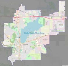 Road map of Menomonie