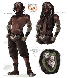 an image of a man with dreadlocks standing in front of a white background