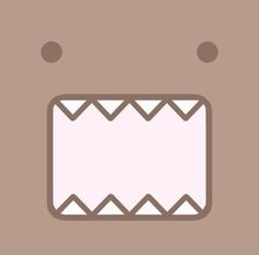 an animal's teeth are shown in the shape of a square, with small dots on