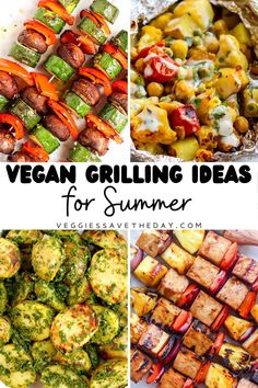 the best vegan grilling ideas for summer, including grilled vegetables and meats