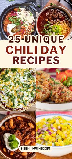 25 unique chili day recipes that are easy to make and delicious for the whole family