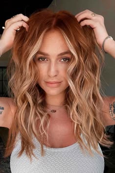 Brown Hair Color Chart To Find Your Flattering Brunette Shade To Try In 2023 ★ Brown Hair Color Chart, Copper Blonde Hair, Red Blonde Hair, Strawberry Blonde Hair Color, Hair Color Caramel, Hair Color Chart, Ginger Hair Color, Copper Hair Color, Spring Hair Color