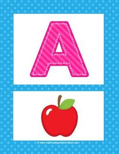 the letter a is for apple