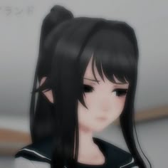 Ayano Aishi Pfp Icon, Yandere Simulator Characters With Black Hair, Ayano Pfp, Ayano Aishi Pfp, Ayano Aishi Pfps, Ayano Hair Down, Yandere Simulator Profile Picture, Yandere Simulator Oka Ruto Pfp, Yandere Simulator Gif Pfp