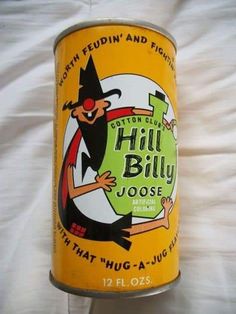 a can of chili billy loose on a bed