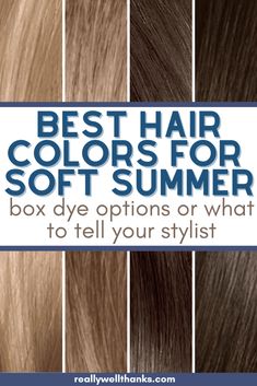 Best Soft Summer Hair Color, Hair Colors For Soft Summer, Soft Summer Best Hair Color, Soft Summer Hair Dye, Soft Summer Hair Color Dye, Find My Best Hair Color, Hair Color Soft Summer, Best Hair Color For Soft Summer, Best Hair For Soft Summer