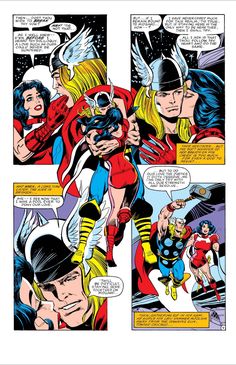 an image of a comic page with the hero being hugged by two women