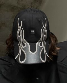 Urban Baseball Cap For Streetwear, Designer Baseball Cap For Streetwear, Designer Streetwear Cap, Streetwear Headwear, Urban Streetwear Baseball Cap, Streetwear Cap Design, Edgy Streetwear Cap, Black Streetwear Baseball Cap, Urban Streetwear Cap