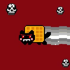 an old school computer game with some pixel art