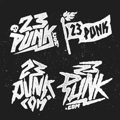 some type of graffiti font on a black background with white spray paint and splatters