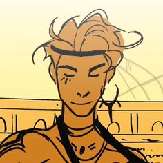 an animated image of a man holding a cell phone