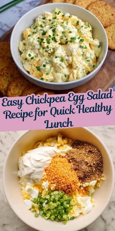 This easy chickpea egg salad is perfect for a quick lunch or light dinner. Ready in just 10 minutes, it combines creamy Greek yogurt, protein-rich eggs, and flavorful spices for a satisfying meal with simple ingredients. Serve it on its own or in a sandwich for a boost of flavor and nutrition. Save this recipe for your next easy meal idea that’s both filling and fresh! #EggSalad #LunchRecipes #QuickMeals #HealthyLunch #EasyDinner 