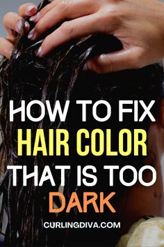 When after re-dyeing your hair, you find the result darker than what you would have wanted, you can still fix it. Without knowing the science of hair color, your instinct would tell you to wash the dark color away. You’re right. L’Oréal recommends that you should wash your hair with a clarifying shampoo. Clarifying shampoos do not remove hair color instantly. But with repeated use, the color will fade. Pair your routine with a hair mask. How To Get Brown Dye Out Of Hair, Brown Hair Dye Turned Black, How Do I Get Color Out Of My Hair, How To Remove Dark Hair Dye, How To Lighten Dark Hair Dye, How To Tone Down Black Hair Dye, Lighten Dark Hair Dye, How To Remove Dark Color From Hair, Hair Dye Too Dark