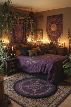 20 Cozy Gothic Boho Witchy Bedrooms That Are Both Mysterious & Inviting