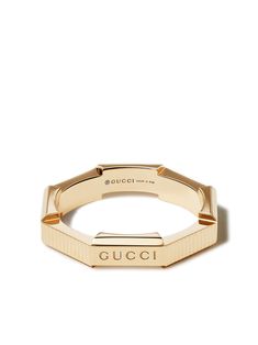Gucci Ring Gold, Gucci Link To Love Ring, Gucci Hexagon Ring, Gold Ring Gucci, Gucci Gold Band Ring, Gucci Jewelry Rings Gold, Gucci Fine Jewelry Ring, Gucci Yellow Gold Ring, Gucci 18k Gold Ring