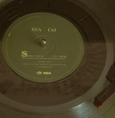 an old record with the name sza curl on it