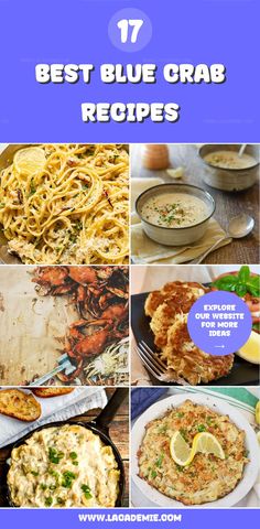 the top ten blue crab recipes