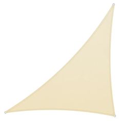 a white triangle shaped object on a white background