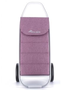a purple stroller with wheels and the word rollier on it's side