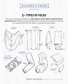 how to draw clothes and folds