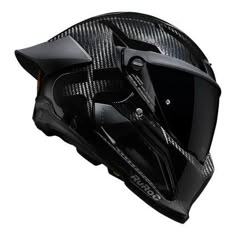 the helmet is designed to look like carbon
