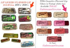 Lip Smacker History, Retro Lip Gloss, Old School Lip Gloss, Lip Gloss From The 70s, 1970s Lip Gloss, 1970s Lip Gloss Brands, Vintage Lip Smackers, Vintage Lip Balm Collection, Retro Lip Balm Tin