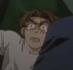 an animated image of a man with his eyes open