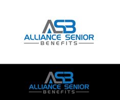 the logo for alliance senior benefits, which is designed to be used as a company