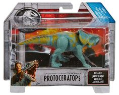 the action figure has an image of a dinosaur on it's back and is in its package