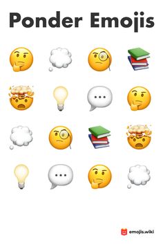 an emojs poster with many different emojses