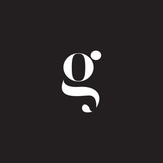 the letter g is made up of white letters on a black background, and it looks like