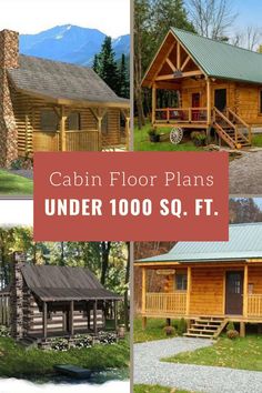 cabin floor plans under 100 sq ft with pictures of the front porch and second story