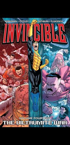 the cover to an upcoming comic book, invisible