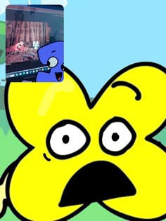 a cartoon character with an angry look on his face