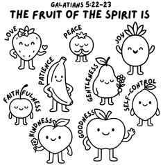 the fruit of the spirit is coloring page