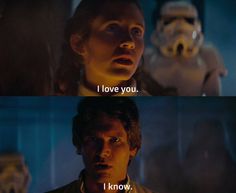 the force awakes in star wars, and it looks like they are talking to each other