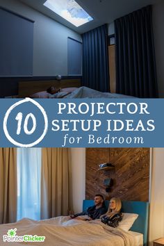 projector setup ideas for bedroom