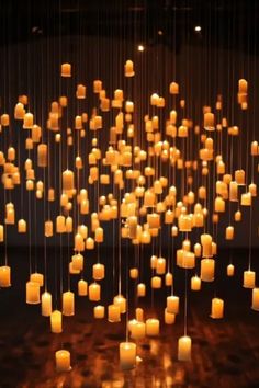 Get ready for a hauntingly beautiful Halloween with these easy DIY floating candles. Perfect for decorating your home for spooky gatherings, these candle creations are a great way to add ambiance without burning the house down. Use simple materials you can find at home to craft spooky floating candles that will dazzle your guests. From spooky parties to a seasonal home makeover, learn step-by-step how to float illuminated elegance. Create the perfect Halloween atmosphere with these enchanting DIY candles! Hanging Led Candles, Floating Candle Diy, Candle Floating, Fake Candle Decor Ideas, Floating Candles Decor, Candles Floating, Floating Decor, Candle Hanging, Floating Candles In The Air