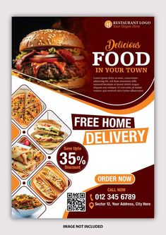 a flyer for a fast food restaurant